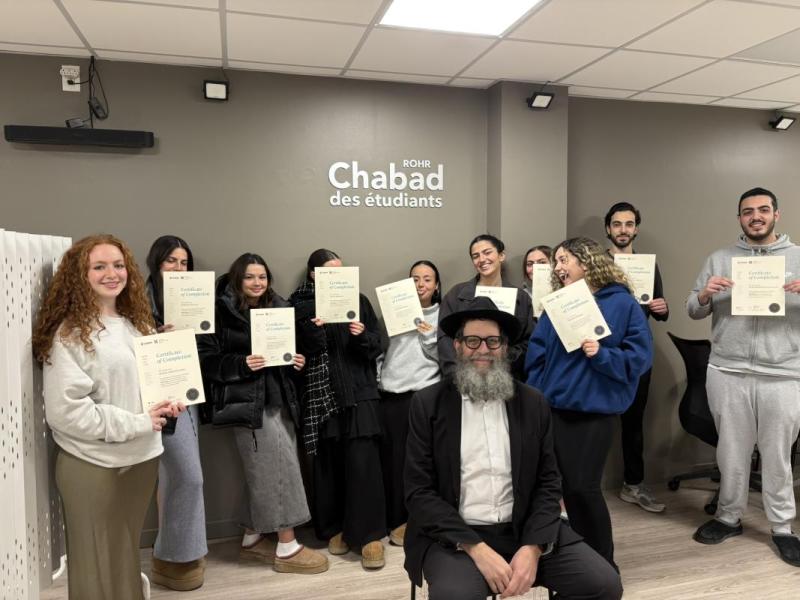 Remise de certificats